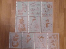 10x Schablone Heike Schäfer Design Format A5 NEU-verschiedene Motive siehe Fotos