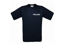 Shirt polizei blau mit - polizei,