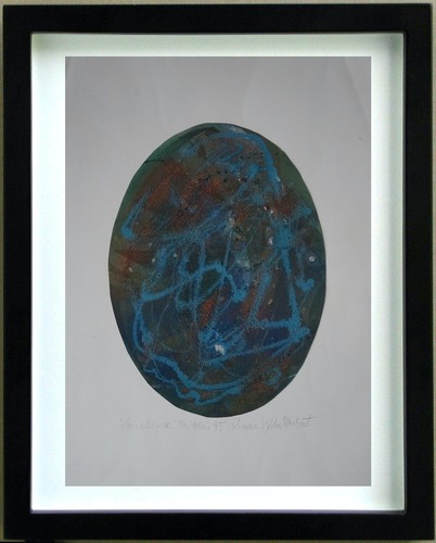 Mixed media vaucluse - mixed, signiert