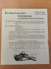 Erdschaufel für Schlepperzug Prospekt traktor brochure 38