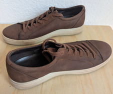 Ecco Soft 7 M Leder Sneaker Gr. 44 in braun  Herren Halbschuhe Freizeitschuhe