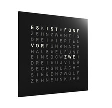 Exklusive Design-Wortuhr aus