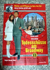 JERRY COTTON - Todesschüsse am Broadway * A0-Filmposter XXL- Ger 2-Sheet 1969