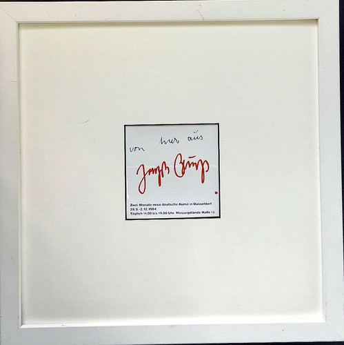 Joseph beuys von hier - joseph,