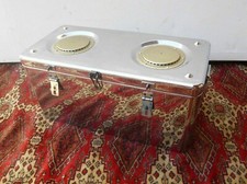 Tiertransportkiste Aluminium Transportbox für Schlangen Amphibien 56x26x26 (Lo)