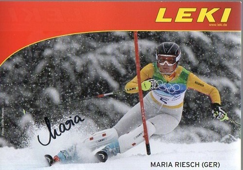 Autogramm maria riesch - autogramm,