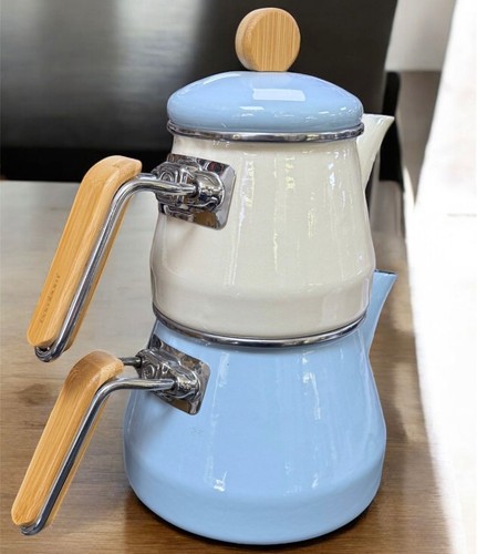 Bambum teekanne mit holzgriff - bambum,