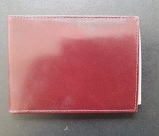VINTAGE Echt Leder Visitenkarten Scheckkkarten Etui Kartenmäppchen sehr gut