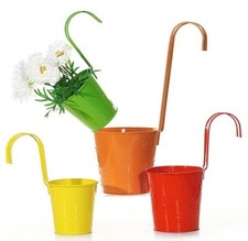 Übertopf Springflower Metall Blumentopf Hängetopf 11 cm versch. Farben B-Ware