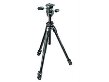 MANFROTTO MK290DUA3-3W Dreibein Stativ, Schwarz, Höhe offen bis 55 mm