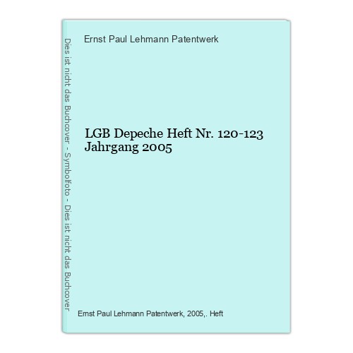 Lgb depeche heft 120 - lgb,