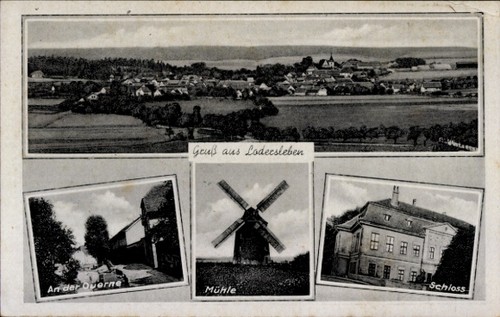 Lodersleben querfurt im - ak,