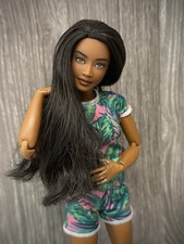 Barbie ooak Repaint Made to Move Fashionista #239
