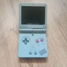 GameBoy Advance SP Grau DMG-01 Design AGS-101 | Neues Gehäuse & IPS Display