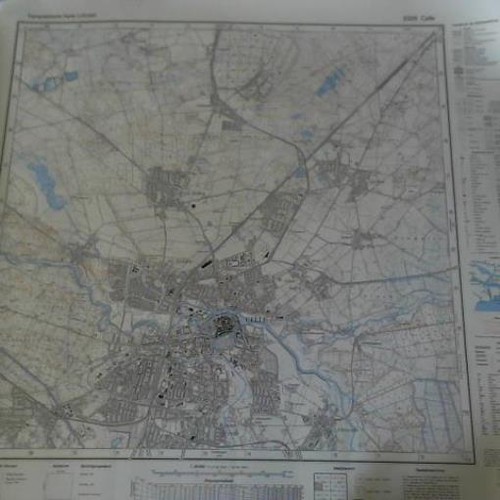Topographische karte 000 - karte, 1:25.000