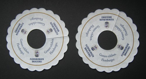 Flensburger pilsdeckchen - flensburger,