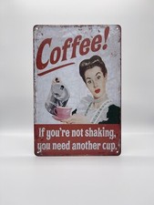Blechschild Coffee 20x30cm