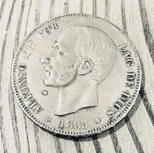 Spanien pesetas 1885 alfonso - spanien,