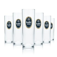 6x Gaffel Kölschglas Bierglas