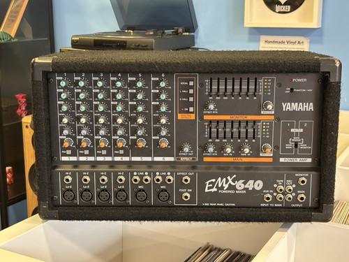 Yamaha emx640 powered mixer - powered,