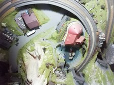 Modelleisenbahn spur - spur, n