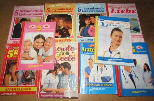 Romane 10x 5er - 50,
