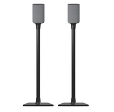 2x Lautsprecherständer für Samsung Sony Denon Sonos von Sanus BSSU2-B1 Schwarz ✅