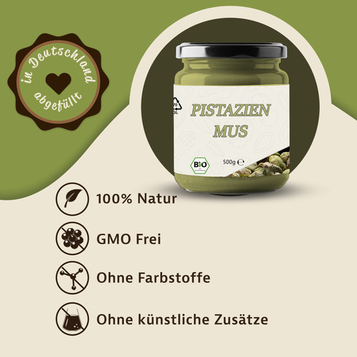 Mynatura pistazienmus 500g - 500g, mus
