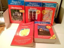 Konvolut: 5 div. Bände Baedeker Allianz Reiseführer - Deutschland Süd. div. Auto