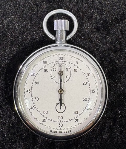 Vintage sowjetische stoppuhr - vintage,