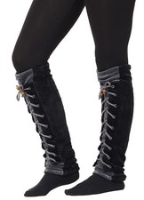 Stulpen Beinstulpen aus Samt