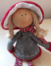 Kantenhocker WICHTEL Kantensitzer WEIHNACHTEN Dekoration WINTER Dekofigur