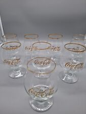8×Coca Cola Gläser 0,3l Schwenker  Vintage