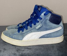 🫐 Puma High Top Sneaker Gr. 39 Blau Wildleder Sammler Liebhaber 🫐