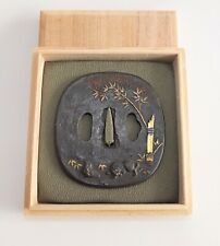 Tsuba Tiger mit Bambus, Edo Periode, Koshirae