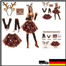 Reh Kostüm Damen Karneval LED