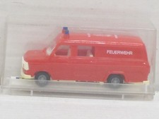 Ford Transit Halbbus Feuerwehr 26.Deutscher Feuerwehrtag in rot Box Praliné 1:87