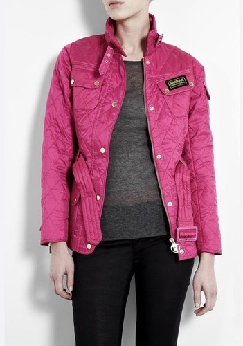 Women barbour jacket pink - barbour, m