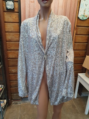 Xuna pailetten jacke silber - xuna,