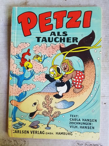 Petzi als taucher - taucher, (2408)