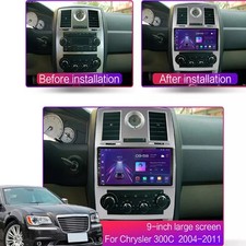 9" Android 13 Autoradio Wireless CarPlay für Chrysler 300 300C 2005-2010 GPS Nav