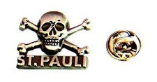 St.Pauli Hamburg Pin Totenkopf - Bundesliga Pin - Fußball Pin - Ansteck-Pin