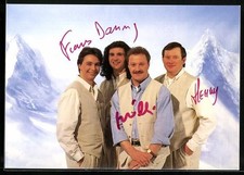 Musiker Willi Seitz und seine Freunde, Autogramme, Ansichtskarte 