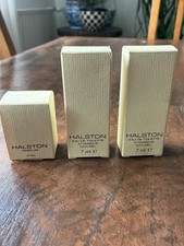 Halston Parfum Flakon Miniatur Vintage Eau de Toilette 3 Flakons