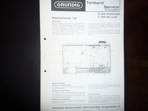Original service manual - original,