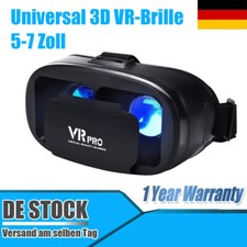 5-7 Zoll 3D VR-Brille Handy Universal Vollbild Virtual Reality Headset Gläser DE