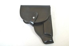 Original NVA Tasche, Pistolentasche, Ledertasche schwarz Makarow *** wie NEU ***