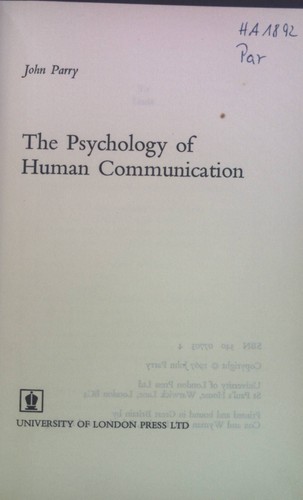 The psychology human - of,