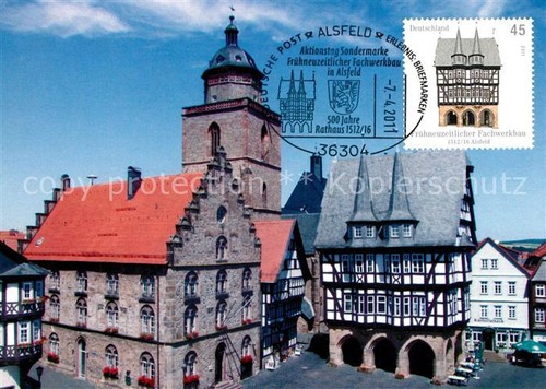 Alsfeld rathaus fachwerkhaus - alsfeld,