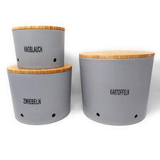 3er Set Zwiebel-, Knoblauch- &